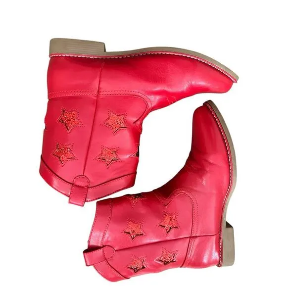 Gymboree 𝅺red western boots