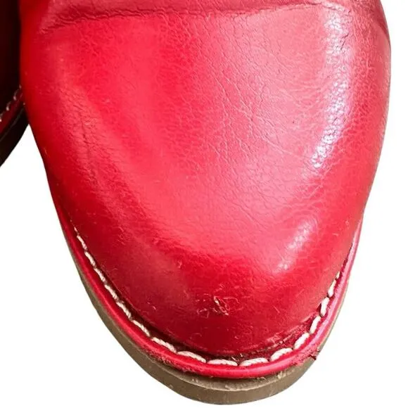 Gymboree 𝅺red western boots