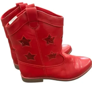 Gymboree 𝅺red western boots
