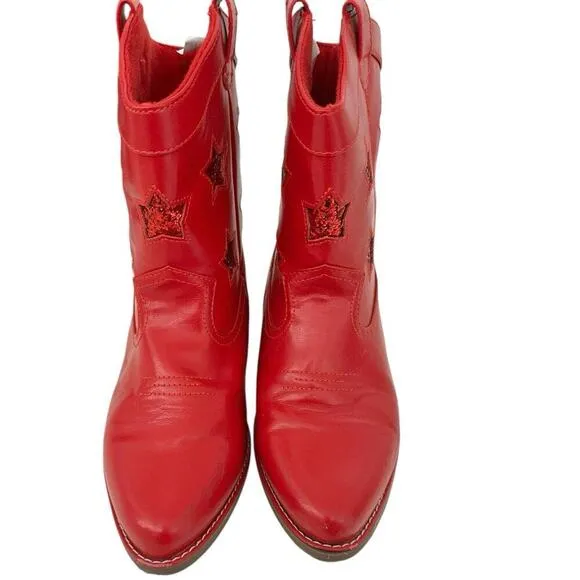 Gymboree 𝅺red western boots