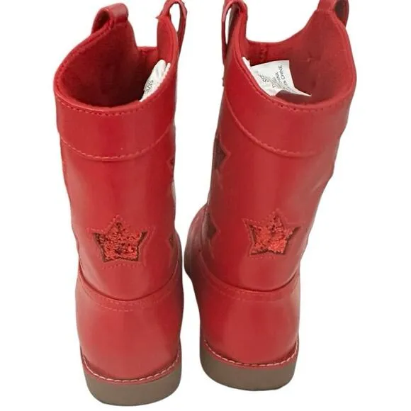 Gymboree 𝅺red western boots