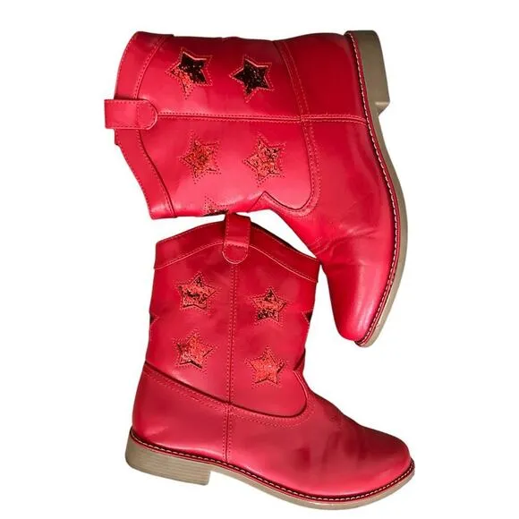 Gymboree 𝅺red western boots