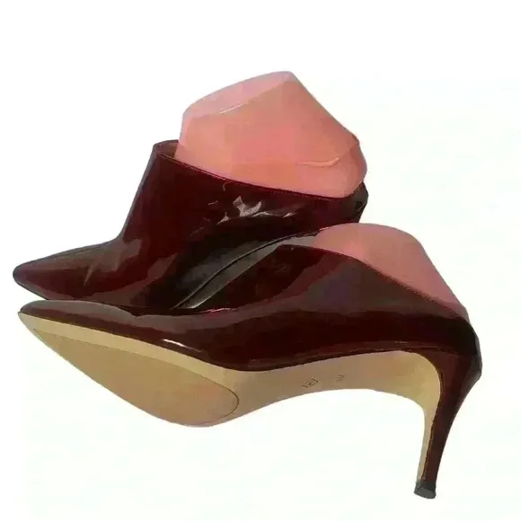 Halogen Atlantic-Pacific Black Andi Stiletto Pointy Toe Mule Shoes 8 M