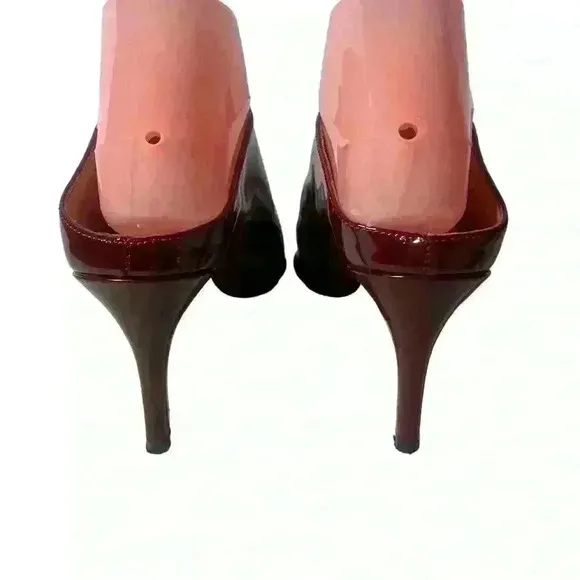 Halogen Atlantic-Pacific Black Andi Stiletto Pointy Toe Mule Shoes 8 M