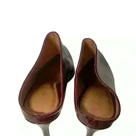 Halogen Atlantic-Pacific Black Andi Stiletto Pointy Toe Mule Shoes 8 M