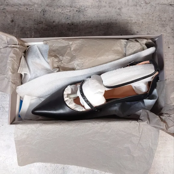 Halston Heritage Black Leather Shoes