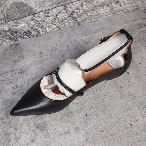 Halston Heritage Black Leather Shoes