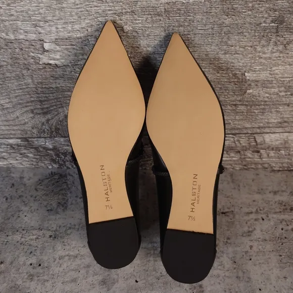 Halston Heritage Black Leather Shoes