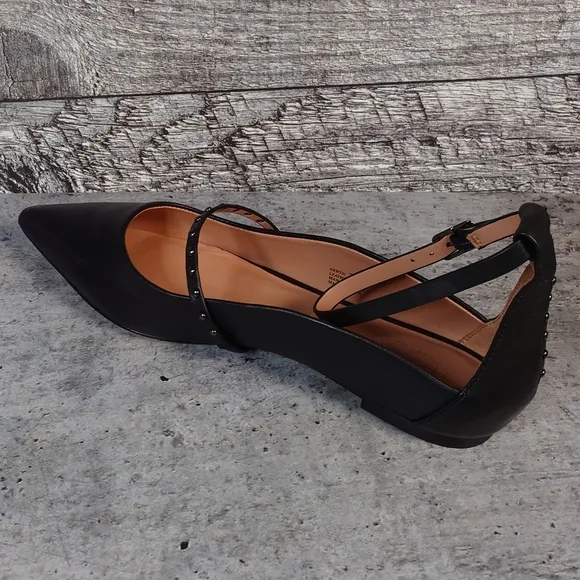 Halston Heritage Black Leather Shoes