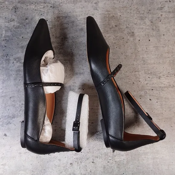 Halston Heritage Black Leather Shoes
