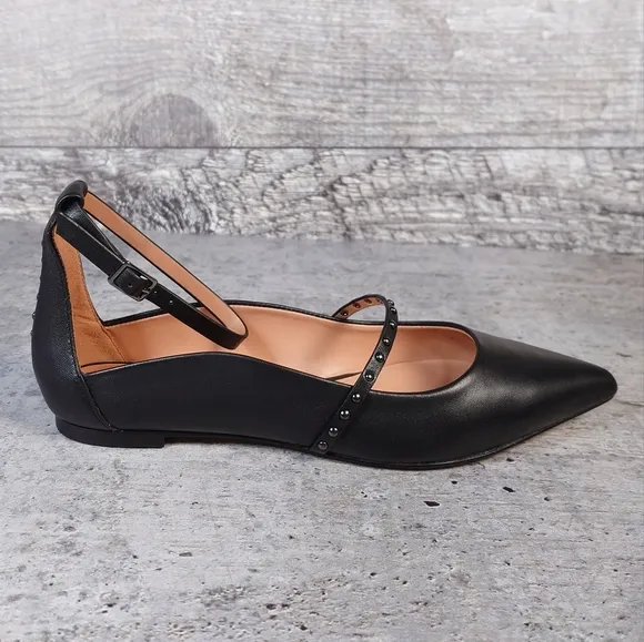 Halston Heritage Black Leather Shoes