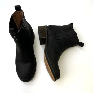 Harley Davidson Boots Women 8 Leather Chelsea Ankle Block Heel Bike Moto Cruise
