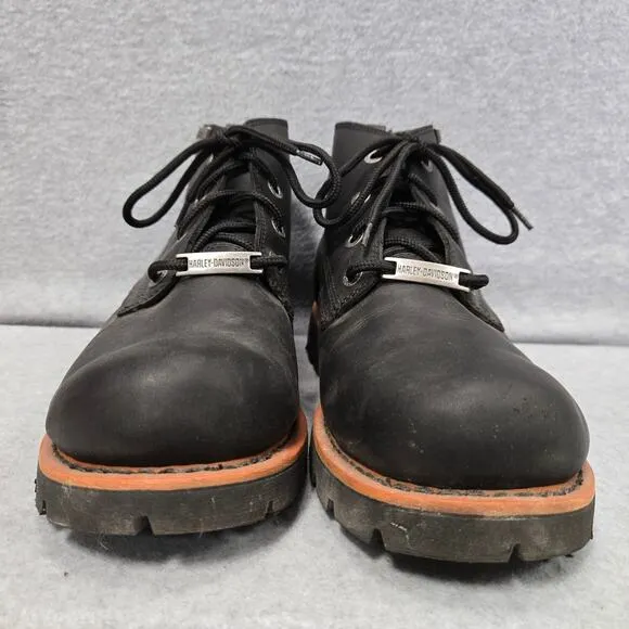 Harley Davidson Broxton Black Leather Chukka Boots Size 13