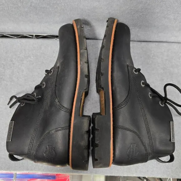 Harley Davidson Broxton Black Leather Chukka Boots Size 13