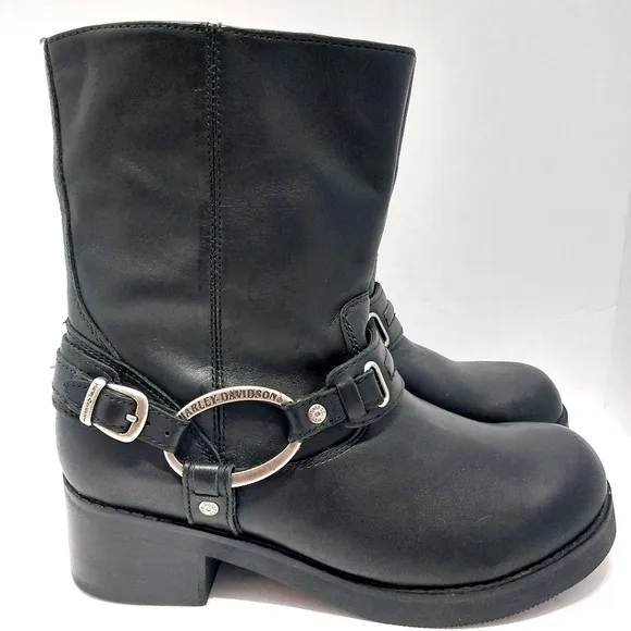 Harley-Davidson Christa Harness‎ Boots, Size 8.5| EUR 39.5
