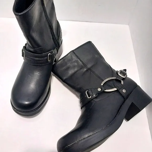 Harley-Davidson Christa Harness‎ Boots, Size 8.5| EUR 39.5