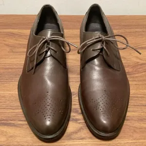 Harry’s of  London Brown Leather Derby Lace Up Mens Shoes. Size 43/US 11.