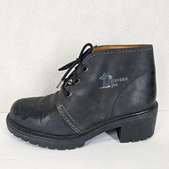 Havana Joe Women's Chukka Boots Black 7.5