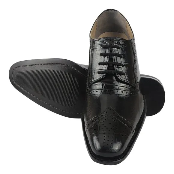 Henley Genuine Leather Oxford Style Dress Shoes