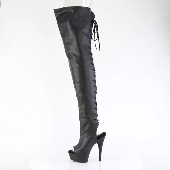 High Heel Platform Thigh High Boots