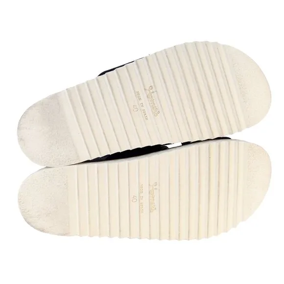 HOMERS ARTISAN $300 Platform Slide Sandals Women's 40/10 - Made in SPAIN