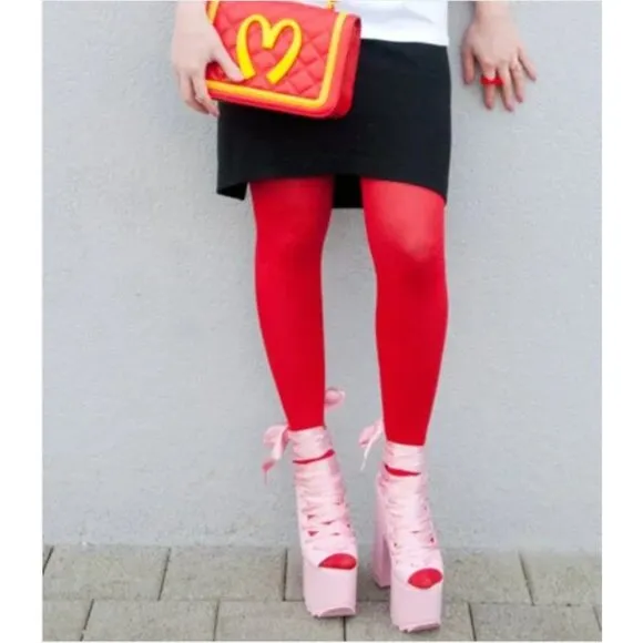 🦋🔥💋HOT ITEM! 💋🦋🔥Dolls Kill x Y.R.U.  Ballet Bae Platforms in Pink