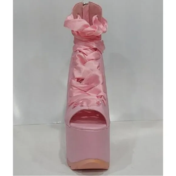 🦋🔥💋HOT ITEM! 💋🦋🔥Dolls Kill x Y.R.U.  Ballet Bae Platforms in Pink