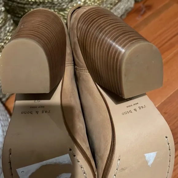 🎉HP🎉 NWOT Rag &amp; Bone Kinsey Suede Boots tan 37.5
