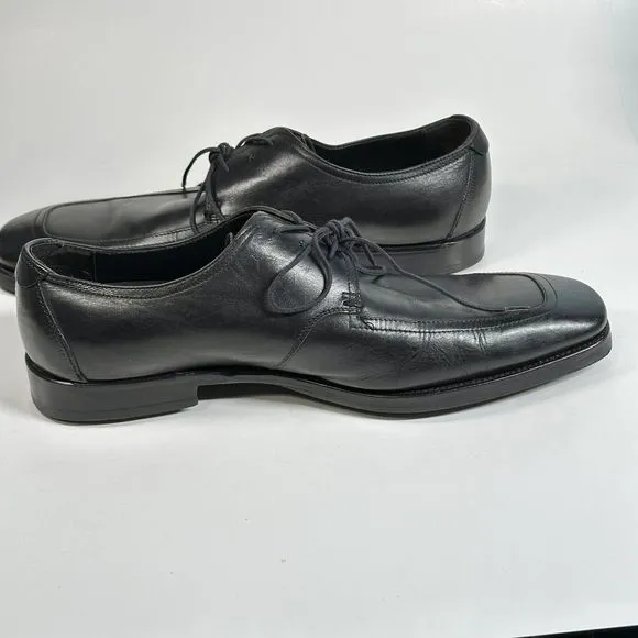 Hugo Boss Shoes Men’s Size 10 Vero Cuoio Oxford Black Leather Dress