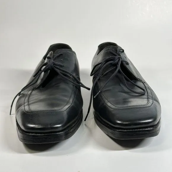 Hugo Boss Shoes Men’s Size 10 Vero Cuoio Oxford Black Leather Dress