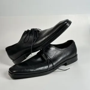 Hugo Boss Shoes Men’s Size 10 Vero Cuoio Oxford Black Leather Dress