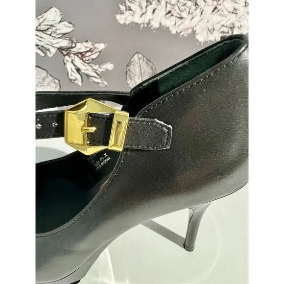Ilene Berg The Sydney Black Peep Toe Mary Jane Heels