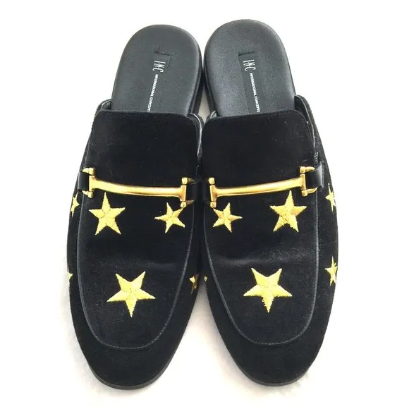 INC Blazestar gannie2 Fabric Almond Toe Mule*