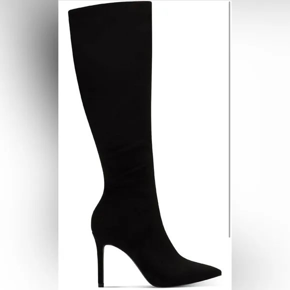 INC Womens Rajel Faux Suede Knee-High Boots