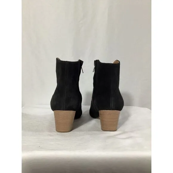 Isabel Marant Dicker Booties in Black Suede