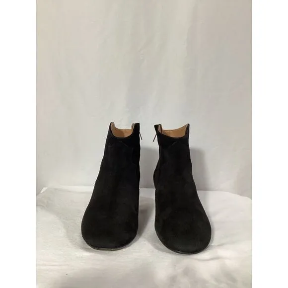 Isabel Marant Dicker Booties in Black Suede