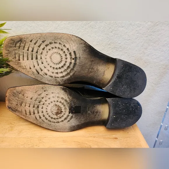 Italian  Vero Cuoio Flecs Loafer Bufalo Nero Men's  Dress Shoes size 45 Us 13‎