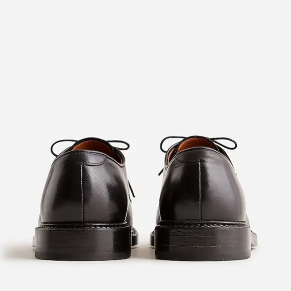j crew mens ludlow derby dress shoes black