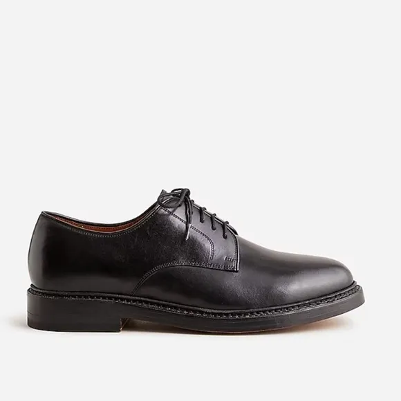 j crew mens ludlow derby dress shoes black