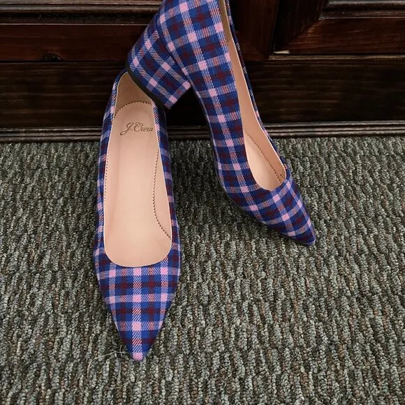 J CREW PLAID REGENT BLAZER SIZE 8 NWT   THE SHOES SIZE 7 NWOT