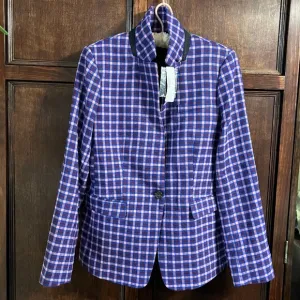 J CREW PLAID REGENT BLAZER SIZE 8 NWT   THE SHOES SIZE 7 NWOT