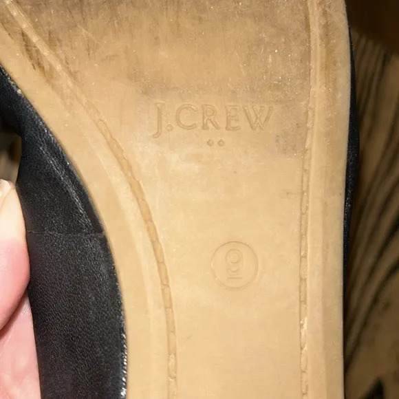 J. Crew sz 9 Black Women's ballet flats