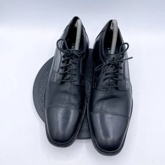 J Murphy by Johnston &amp; Murphy Oxfords Dress Shoes Mens Size 9M Black Leather