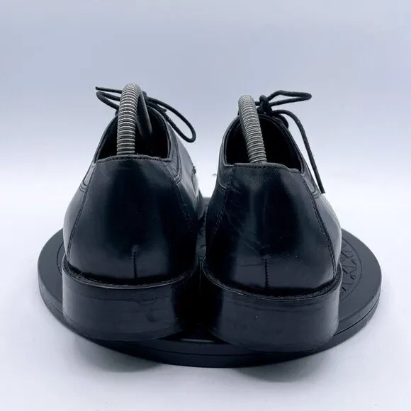 J Murphy by Johnston &amp; Murphy Oxfords Dress Shoes Mens Size 9M Black Leather