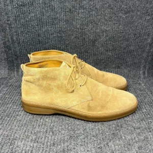 Jack Erwin Reade Chukka Boots Tan Suede Nubuck Dress Shoes Lace Up Mens 11.5