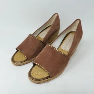 Jack Rogers Palmer Wedge Heel Espadrille Sandals Size 8.5 NWOT