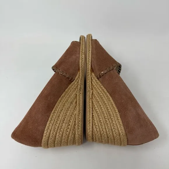 Jack Rogers Palmer Wedge Heel Espadrille Sandals Size 8.5 NWOT