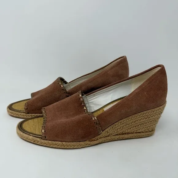 Jack Rogers Palmer Wedge Heel Espadrille Sandals Size 8.5 NWOT