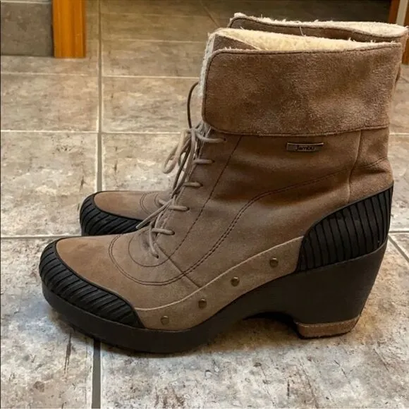 Jambu Netherlands Leather Lace Up Boot Size 6 Fisherman Core B39