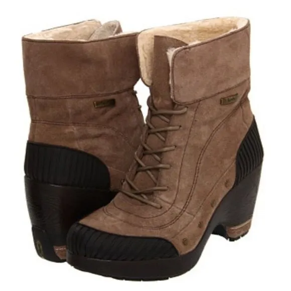Jambu Netherlands Leather Lace Up Boot Size 6 Fisherman Core B39